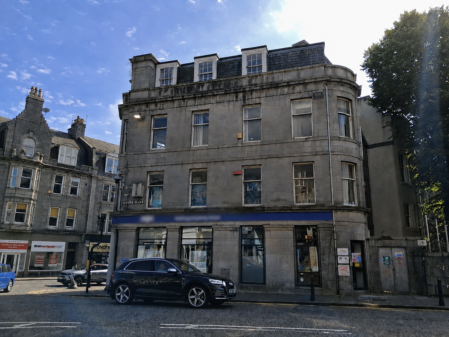 Listed building refurbishment work in progress